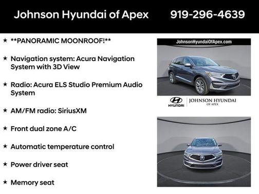 Modern Steel Metallic 2021 Acura RDX Technology Package