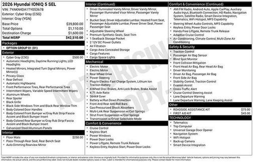 2026 Hyundai IONIQ 5 SEL