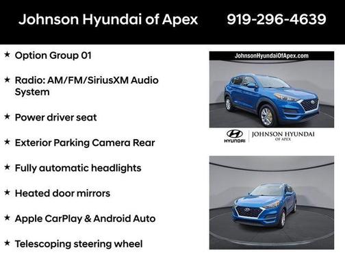 Aqua Blue 2020 Hyundai TUCSON Value