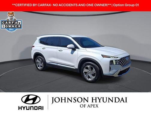 Quartz White 2021 Hyundai SANTA FE SEL