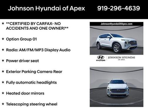 Quartz White 2021 Hyundai SANTA FE SEL