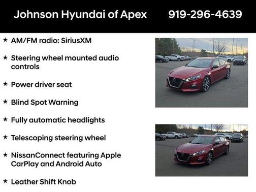 2019 Nissan Altima 2.5 SR