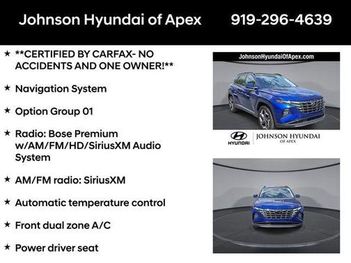 Intense Blue 2023 Hyundai TUCSON Limited