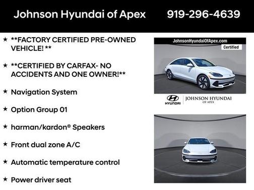 White 2024 Hyundai IONIQ 6 SE Standard Range