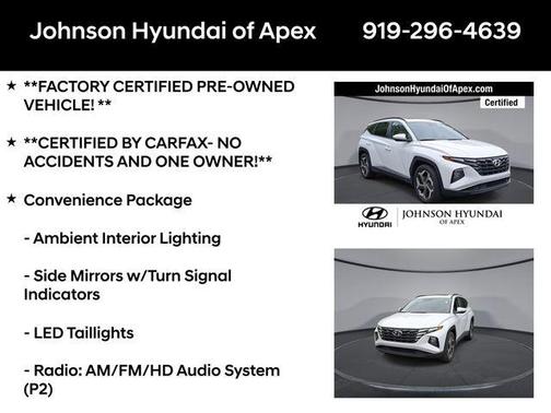 White Pearl 2024 Hyundai TUCSON SEL