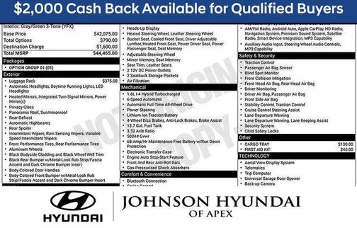 Ash Black 2026 Hyundai TUCSON Hybrid Limited