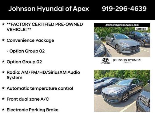 Gray 2023 Hyundai ELANTRA SEL