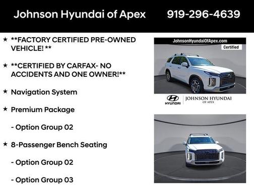 Hyper White 2024 Hyundai PALISADE SEL