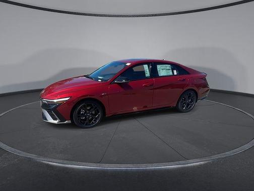 Red 2025 Hyundai ELANTRA N Line