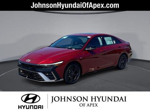 Red 2025 Hyundai ELANTRA N Line