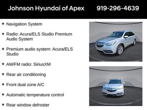 2015 Acura MDX 3.5L Technology Package