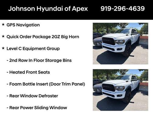 Bright White Clearcoat 2022 RAM 2500 Big Horn