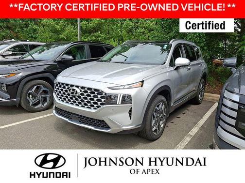 Shimmering Silver 2022 Hyundai SANTA FE HEV Limited