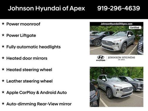 Shimmering Silver 2022 Hyundai SANTA FE HEV Limited