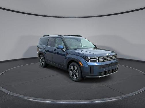 Atlantic Blue 2026 Hyundai SANTA FE HEV SEL