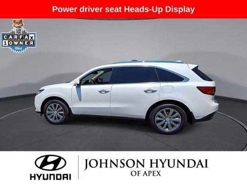 Diamond White Pearl 2015 Acura MDX 3.5L Advance Pkg w/Entertainment Pkg