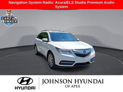 Diamond White Pearl 2015 Acura MDX 3.5L Advance Pkg w/Entertainment Pkg