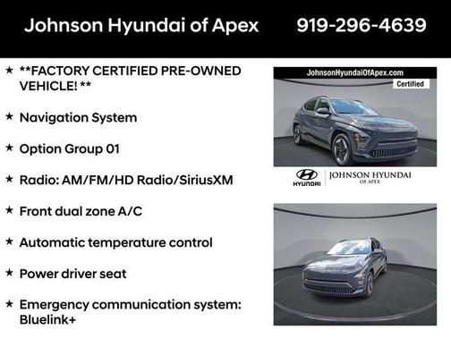 Gray Pearl 2024 Hyundai KONA EV Limited