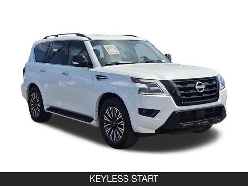 Aspen White 2023 Nissan Armada SL