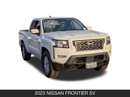 Glacier White 2023 Nissan Frontier SV