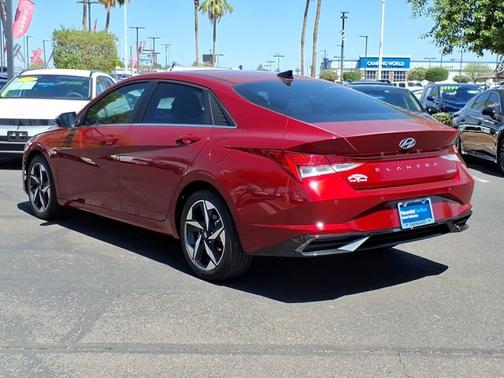 Red 2023 Hyundai ELANTRA Limited