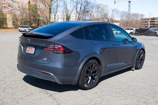 Midnight Silver Metallic 2022 Tesla Model X Plaid