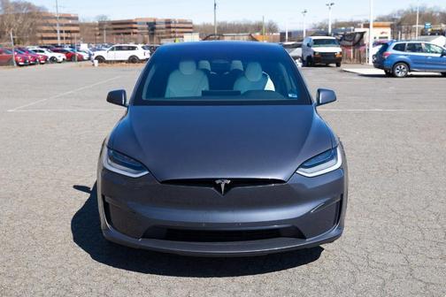 Midnight Silver Metallic 2022 Tesla Model X Plaid