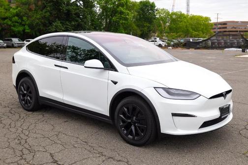 Pearl White Multi 2023 Tesla Model X Standard Range