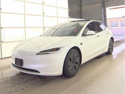 Pearl White Multi 2025 Tesla Model 3 Long Range