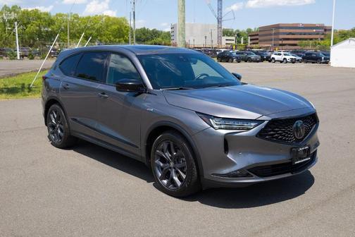 Liquid Carbon Metallic 2022 Acura MDX A-Spec