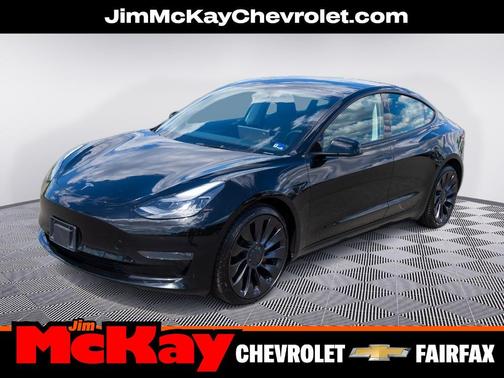 Black 2023 Tesla Model 3 Performance