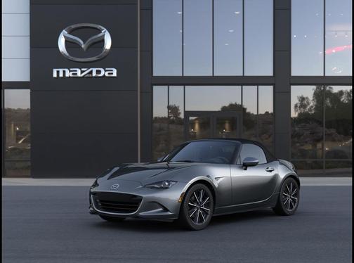 Machine Gray Metallic 2026 Mazda MX-5 Miata Grand Touring