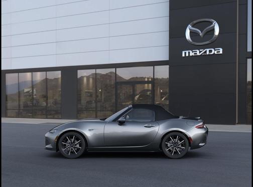 Machine Gray Metallic 2026 Mazda MX-5 Miata Grand Touring