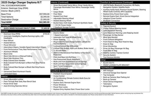 2025 Dodge Charger Daytona R/T