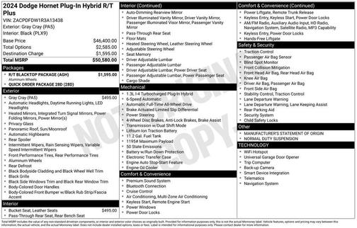 2024 Dodge Hornet R/T Plus