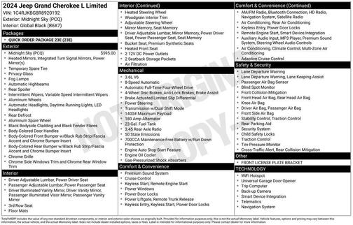 2024 Jeep Grand Cherokee L Limited