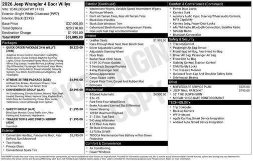 2026 Jeep Wrangler Sport