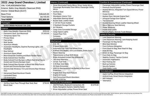 2022 Jeep Grand Cherokee L Limited
