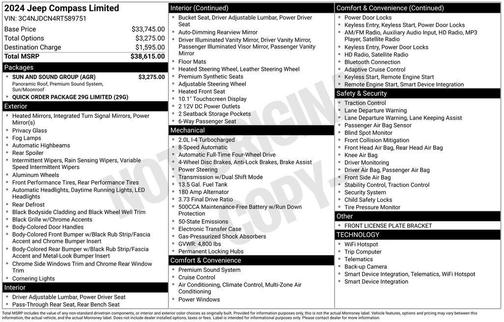 2024 Jeep Compass Limited