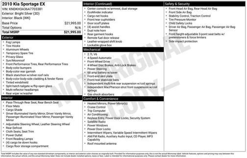 2010 Kia Sportage EX