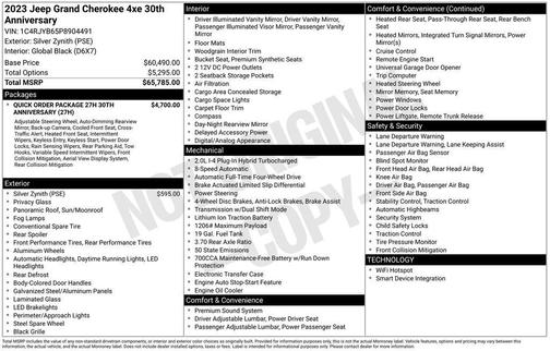 2023 Jeep Grand Cherokee 4xe Base