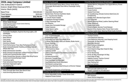 2026 Jeep Compass Limited