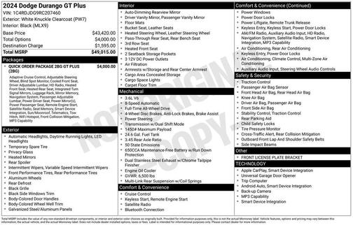 2024 Dodge Durango GT