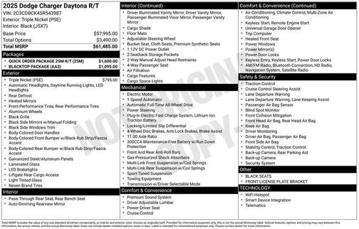 2025 Dodge Charger Daytona R/T