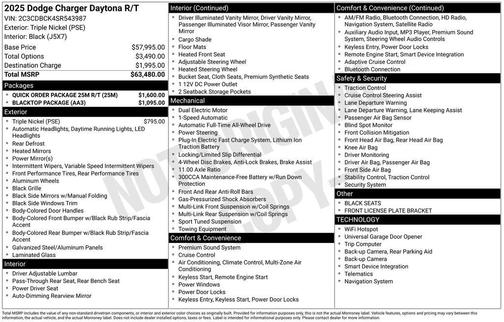 Nickel 2025 Dodge Charger Daytona R/T
