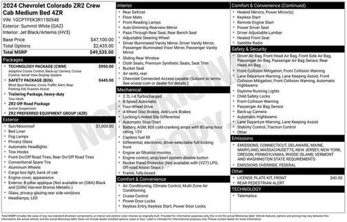 2024 Chevrolet Colorado ZR2