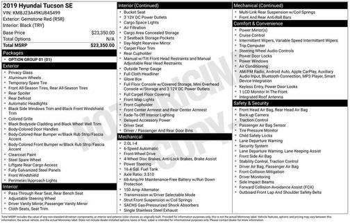 2019 Hyundai TUCSON SE