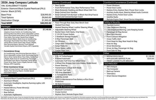 2026 Jeep Compass Latitude