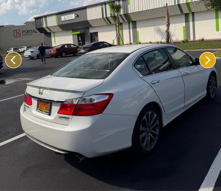 White Orchid Pearl 2014 Honda Accord Sport