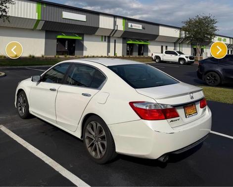 White Orchid Pearl 2014 Honda Accord Sport